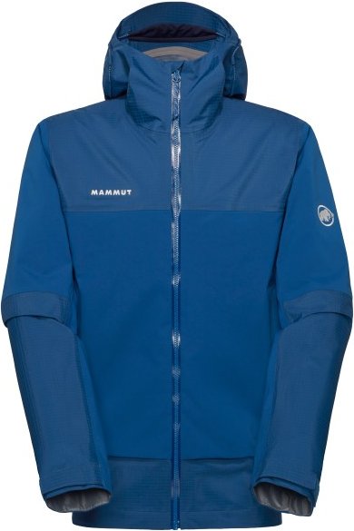 Mammut - Ducan Guide Hardshell Hooded Jacket - Regenjacke Gr M blau