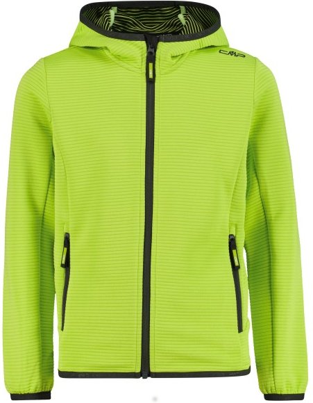 CMP - Kid's Jacket with Fix Hood - Fleecejacke Gr 116 grün