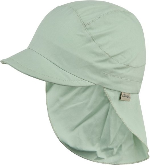 Sterntaler - Kid's Schirmmütze mit Nackenschutz Uni - Cap Gr 55 cm grün