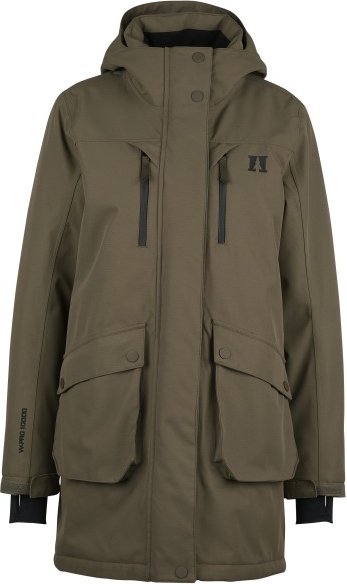 Heber Peak - Women's SylvaHe. Wool Padded Parka - Parka Gr 38 braun