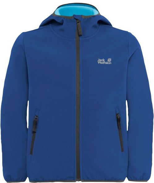 Thumbnail - Jack Wolfskin - Kid's Fourwinds Jacket - Softshelljacke Gr 128 blau