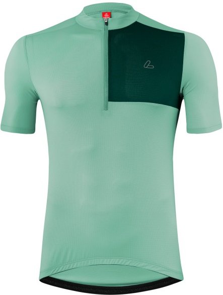 Löffler - Bike Jersey Half-Zip Skys Block Mid - Radtrikot Gr 52 türkis