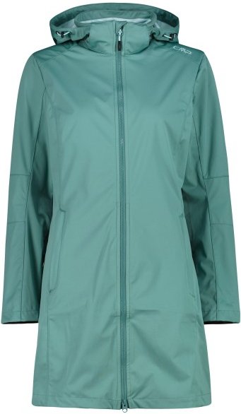 Thumbnail - CMP - Women's Parka Zip Hood - Softshelljacke Gr 40 türkis