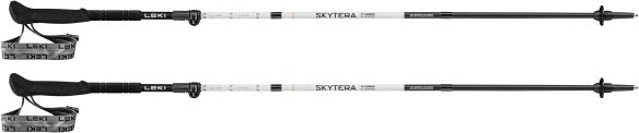 Leki - Skytera FX Carbon SL Compact - Trekkingstöcke Gr 100-120 cm weiß/orange