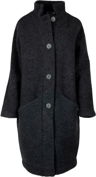 Thumbnail - Reiff - Women's Fleecemantel Paula - Mantel Gr XL schwarz