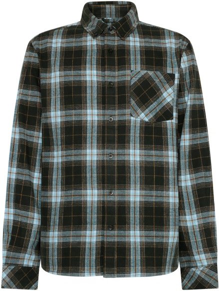 Thumbnail - KnowledgeCotton Apparel - Regular Fit Checkered Shirt - Hemd Gr XL grau