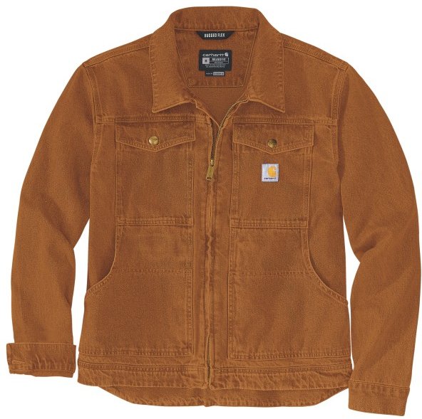 Thumbnail - Carhartt - Duck Relaxed Fit Jacket - Freizeitjacke Gr XXL braun