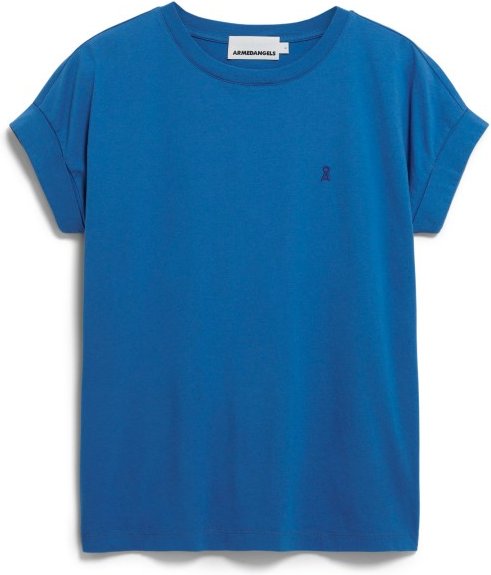 ARMEDANGELS - Women's Idaa Logo - T-Shirt Gr XS blau