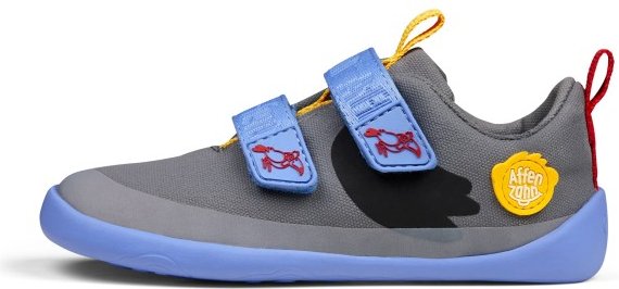 Affenzahn - Kid's Barfußschuh Baumwolle Lucky - Barfußschuhe Gr 23 tukan /grau