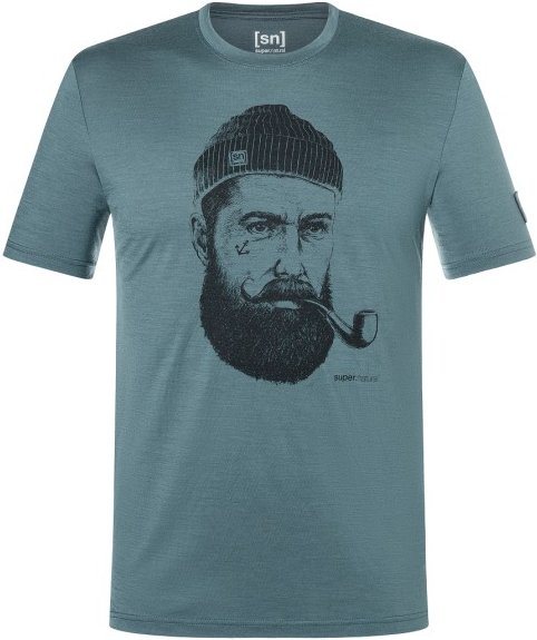 super.natural - Sailor Bio Jersey Tee - Merinoshirt Gr S türkis