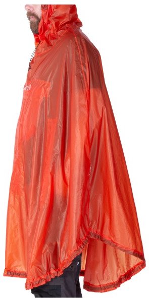 Exped - Bike + Hike Poncho UL - Poncho Gr 160-200 cm rot