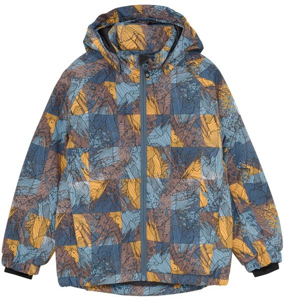 Thumbnail - Color Kids - Kid's Ski Jacket AOP - Skijacke Gr 152 grau