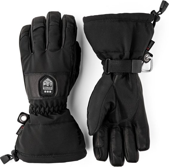 Hestra - Heater Gauntlet 5 Finger - Handschuhe Gr 6 schwarz