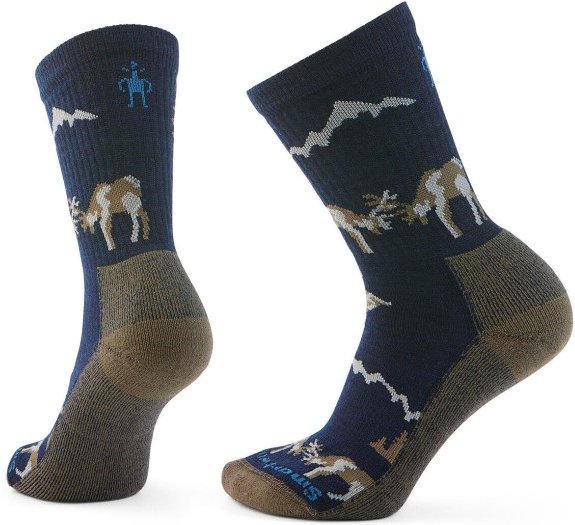 Thumbnail - Smartwool - Everyday Horns Clash Crew Socks - Multifunktionssocken Gr S blau
