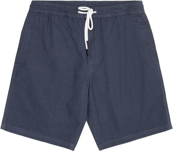KnowledgeCotton Apparel - Boardwalk Shorts Elastic Waist - Shorts Gr 3XL blau