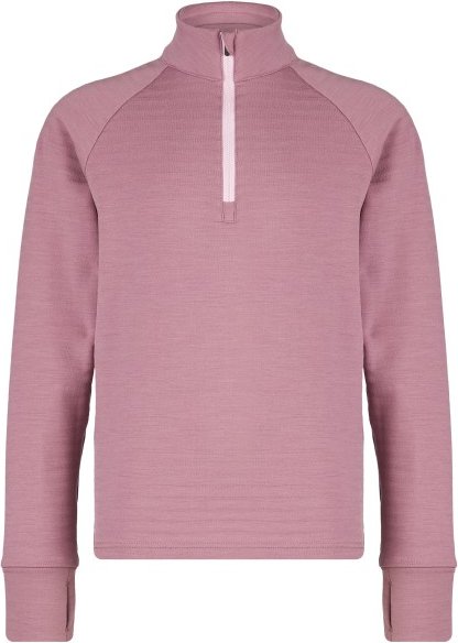 Stoic - Kid's MerinoFleece260 FlenSt. Half Zip - Merinopullover Gr 116 rosa