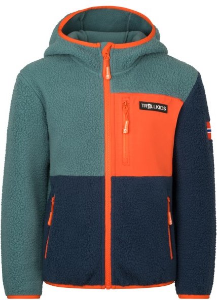 Trollkids - Kid's Aurlandsfjord Jacket - Fleecejacke Gr 116 blau