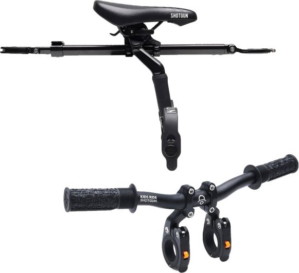 Kids Ride Shotgun - Pro MTB Front Kindersitz/Lenker Combo Set - Fahrradkindersitz Gr One Size schwarz