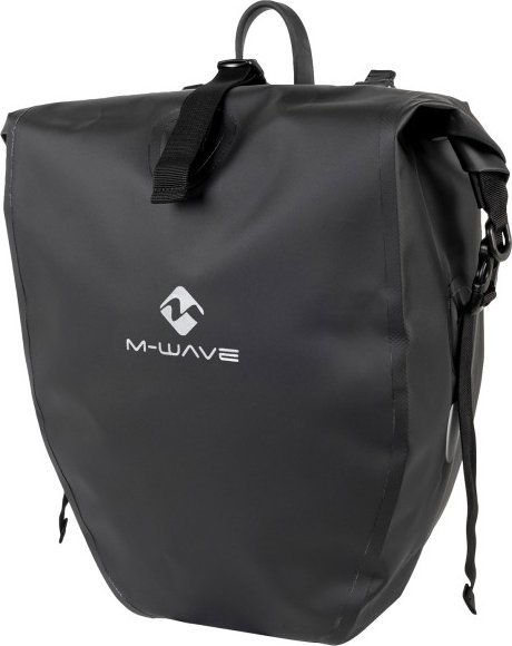Thumbnail - M-Wave - Downtown Single Flex - Gepäckträgertasche Gr 22 l grau