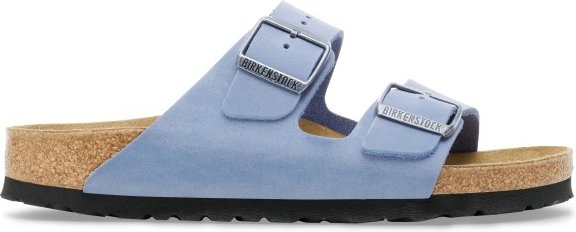 Birkenstock - Arizona SFB LEOI - Sandalen Gr 45 - Regular blau