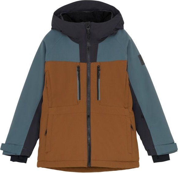 Thumbnail - Color Kids - Junior's Ski Jacket Colorblock - Skijacke Gr 134 braun