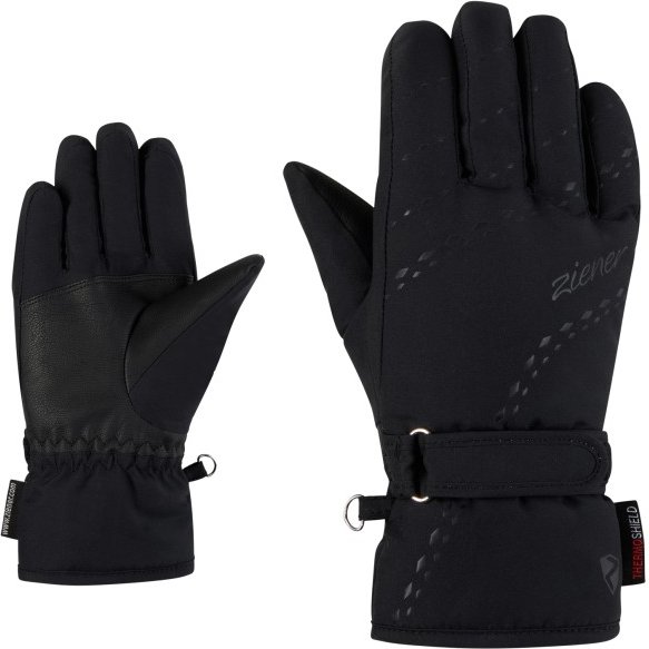 Thumbnail - Ziener - Girl's Lamonia-Z PR - Handschuhe Gr 4 schwarz