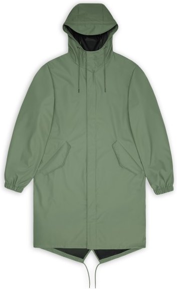 Rains - Fishtail Parka W3 - Regenjacke Gr M grün