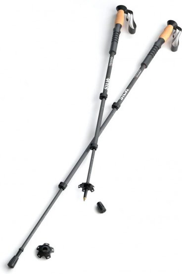 Silva - Trekking Poles Aluminum Cork - Trekkingstöcke Gr 110-140 cm grau