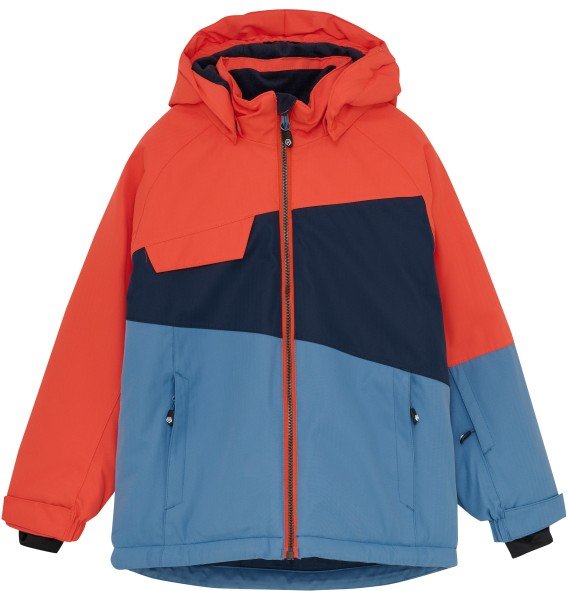 Thumbnail - Color Kids - Kid's Ski Jacket Colorblock - Skijacke Gr 98 blau
