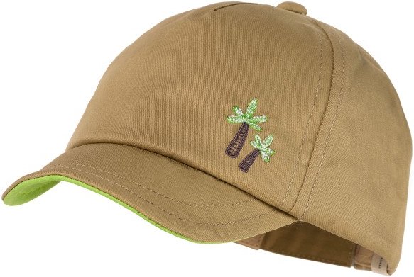 maximo - Baby Boy's Cap Palm Tree Stick Flexdach mit Klett - Cap Gr 47-49 cm beige