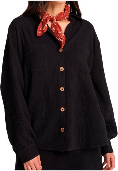 Billabong - Women's Swell Blouse - Bluse Gr M schwarz