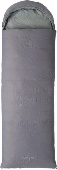 Nordisk - Freja ±0° Blanket Sleeping Bag - Daunenschlafsack Gr M - bis 175 cm grau
