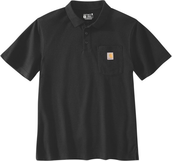Carhartt - Midweight S/S Pocket Polo - Polo-Shirt Gr XS schwarz