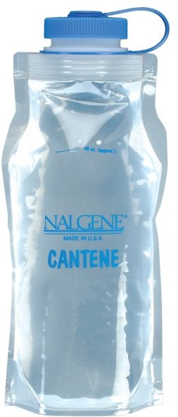 Nalgene - PE-Faltflasche - Trinkflasche Gr 1,5 l grau/weiß