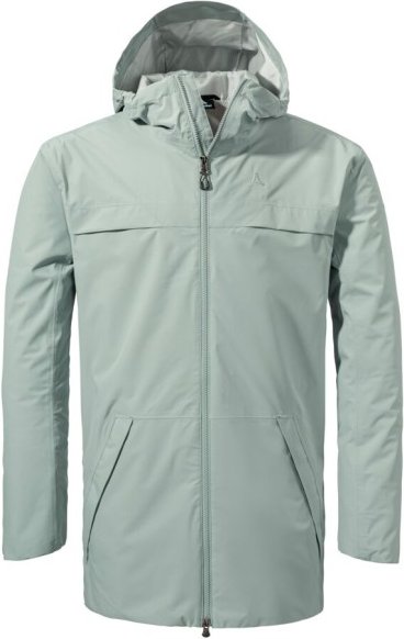 Schöffel - Parka Style Bohorok - Regenjacke Gr 54 grau/türkis