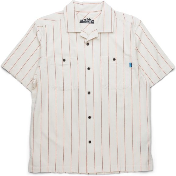 KAVU - Island Bound - Hemd Gr L weiß/grau