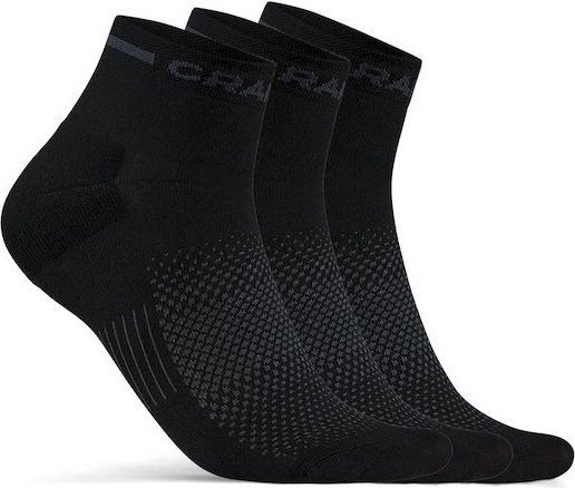 Craft - Core Dry Mid Sock 3-Pack - Radsocken Gr 34-36 schwarz