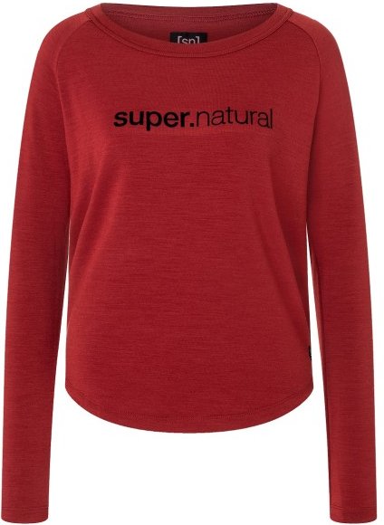super.natural - Women's Everyday Crew - Longsleeve Gr XS rot