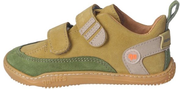 qnuffs - Kid's Ahorn Leather - Barfußschuhe Gr 27 oil / tundra