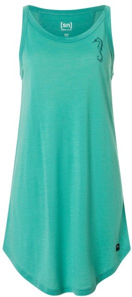 super.natural - Women's Sea Horse Dress - Kleid Gr L türkis