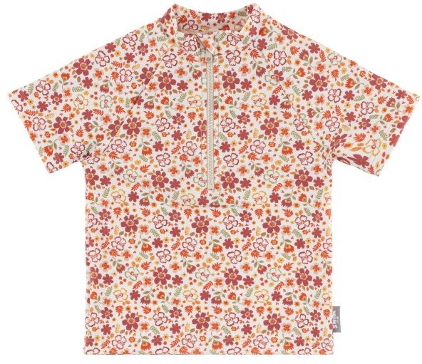 Sterntaler - Kid's Badeshirt Kurzarm Blumen - Lycra Gr 92 rosa