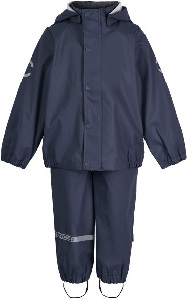 Mikk-Line - Kid's PU Rain w. Suspension Recycled - Regenset Gr 98 blau