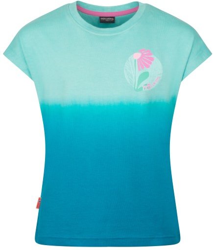 Trollkids - Girl's Yttersand Beach T - T-Shirt Gr 140 türkis