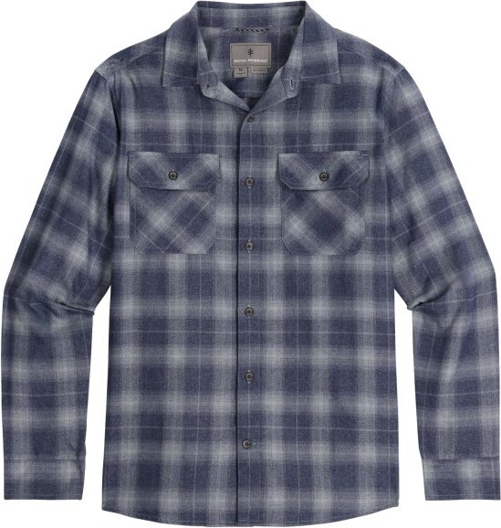 Royal Robbins - Vogelsang L/S - Hemd Gr M blau/grau