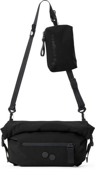 pinqponq - Aksel Solid 2+5 - Umhängetasche Gr 2 + 5 l schwarz