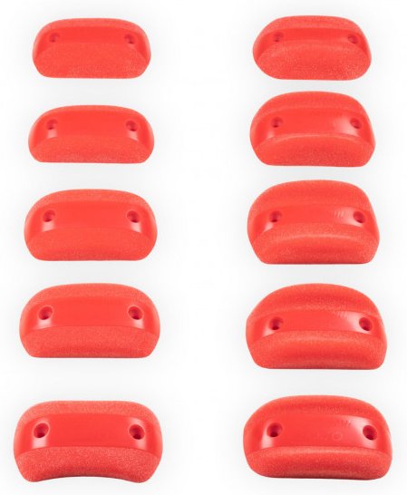 Wataaah - Dojo 4 - Klettergriffe rot/weiß