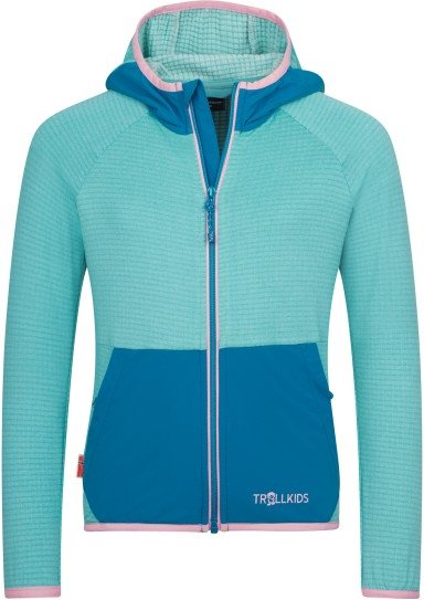 Trollkids - Girl's Holmedal Jacket - Fleecejacke Gr 176 türkis