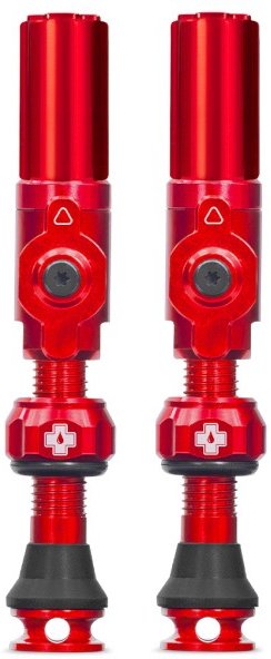 Muc Off - Tubeless Valves Big Bore Hybrid - Fahrradventil Gr 45 mm rot