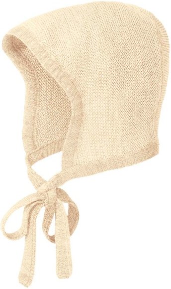 disana - Kid's Strick-Häubchen - Mütze Gr 36-40 cm beige