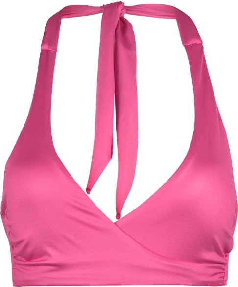 Seafolly - Women's Soleil DD Wrap Front Halter Bra - Bikini-Top Gr 36 rosa